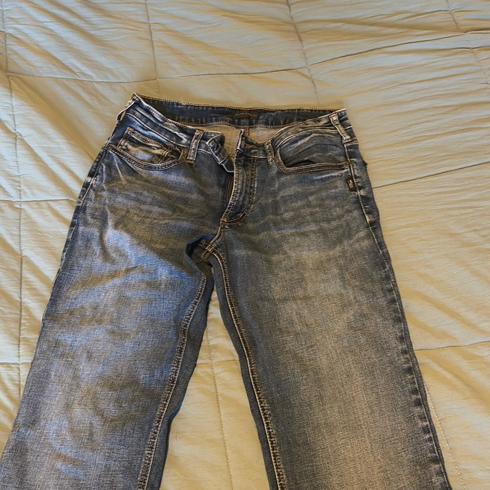 NWOT Men’s Zac Silver Jeans